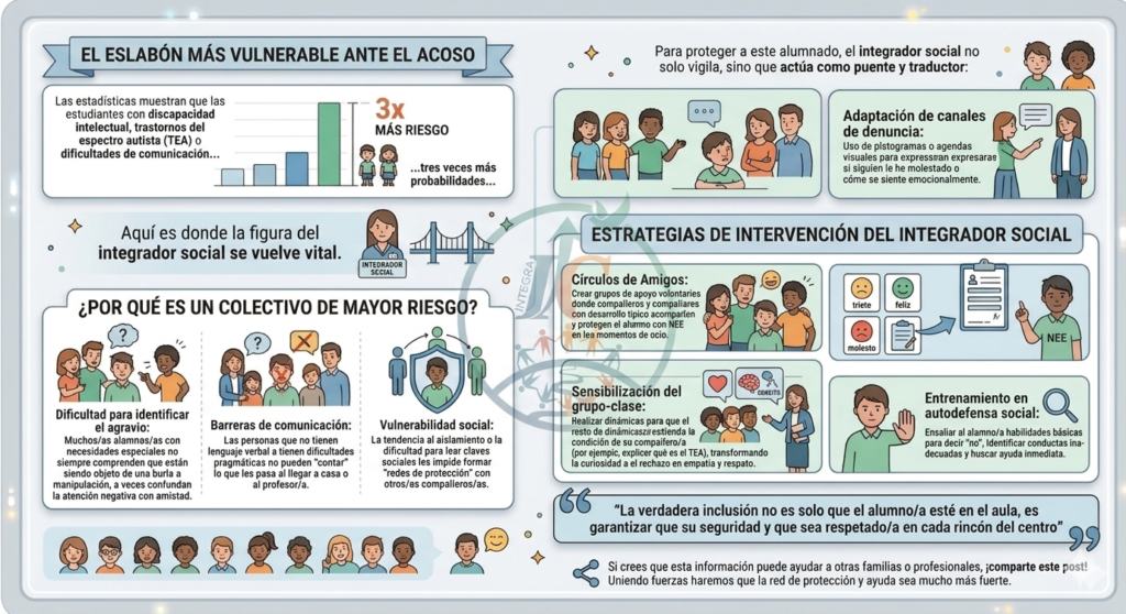 inforgrafia acoso alumnos con nee